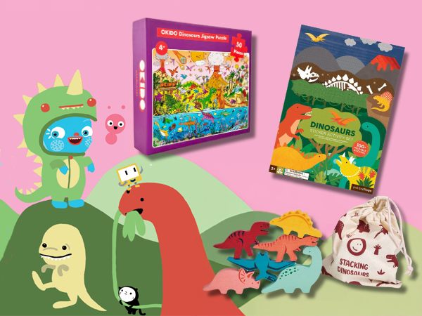 Dinosaur toys and games - OKIDO