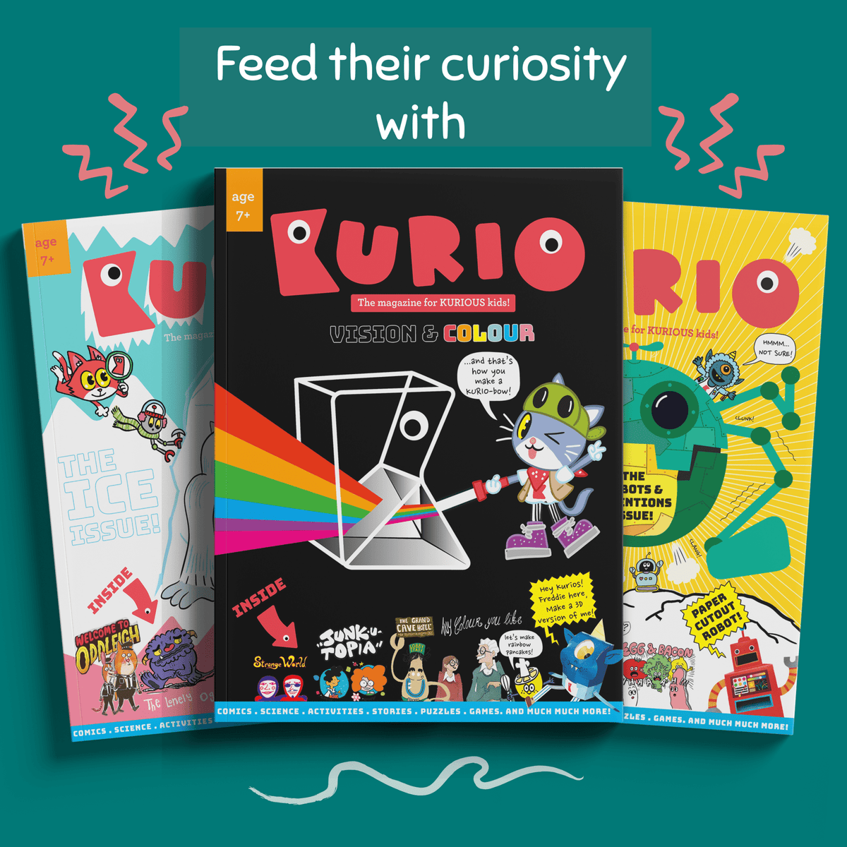 Okido Kurio Magazine Subscription | Ages 8-12 — children's STEAM magazine