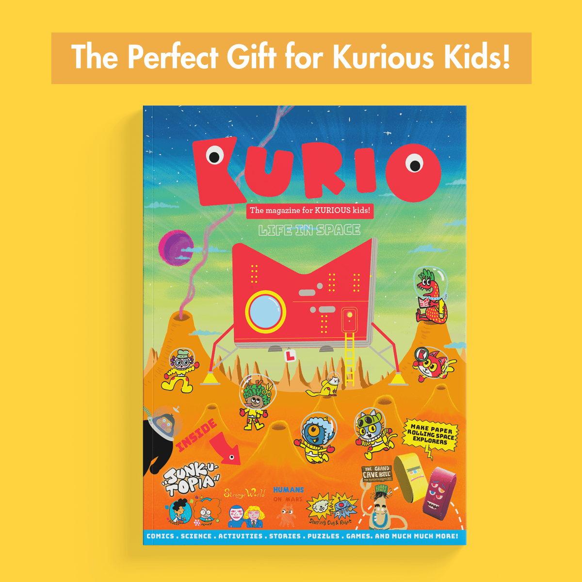 Okido Kurio Magazine Subscription | Ages 8-12 — children's STEAM magazine