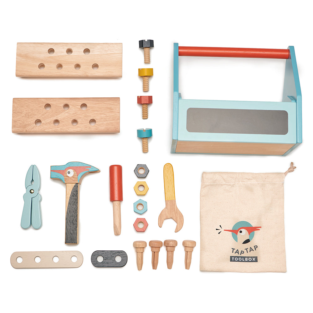 STEAM toys wooden tool box